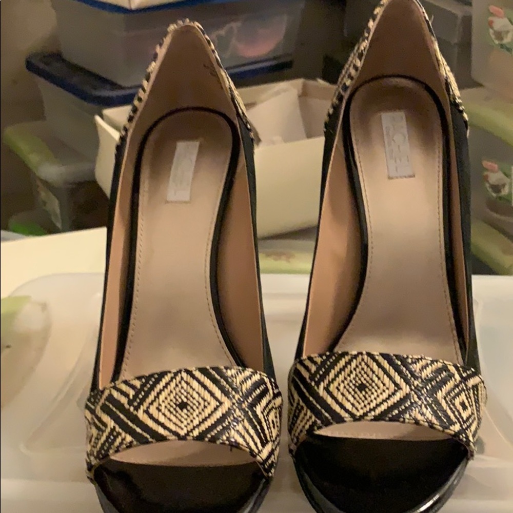 Black Beige white sexy shoes